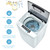 COSTWAY 8.8LBS Portable Washing Machine, Full-Automatic w/Drain Pump, White