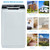 COSTWAY 8.8LBS Portable Washing Machine, Full-Automatic w/Drain Pump, White
