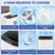 Nictemaw Portable Washing Machine, 20Lbs 2.8 Cu.ft Turbo Wash for Apartment