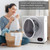 2.65 Cu.Ft Portable Clothes Dryer - 850W Clothes Dryer with Stainless Steel Tub,Front Load Laundry Tumble Dryer, LCD Touch Panel,Compact Drying Unit Quiet Fast-Drying Machine for Home,Apartments,Dorms