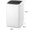 Bonnlo 17.8lbs Fully Automatic Washer, Top Load Portable Washing Machine
