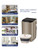 Krib Bling 17.7 lbs Full-Automatic Washing Machine with Drain Pump, Compact Washer, 10 Wash Program & 8 Water Level, Ideal for Apartment, Dorm, RV Gold