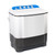24Lbs Portable Washing Machine, Portable Washer and Dryer, Washer (16Lbs)& Spin(8Lbs)2 in 1 Twin Tub Washer Compact Machine with Drain Pump