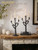 NUPTIO Black Candelabra 5-Arm Halloween Candle Holder Resin Tree Decor
