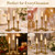 PROY Modern Gold Candle Holders Set of 6, Decorative Candlestick Holders, Candle Sticks Holder Decor for Dining Room, Mantel, Wedding Party and Housewarming Gift Decoration