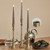 Vintage Cast Iron Taper Candle Holder - Set of 3 Decorative Candle Stand