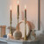 Vintage Cast Iron Taper Candle Holder - Set of 3 Decorative Candle Stand