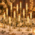 PROY Modern Gold Candle Holders Set of 12, Decorative Candlestick Holders, Candle Sticks Holder Decor for Dining Room, Mantel, Wedding Party and Housewarming Gift Decoration