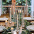 Volens Hurricane Glass Candle Holders- Set of 24 Candlestick Holders 14" H