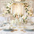 54 Pcs Gold Taper Candle Holders Bulk Vintage Tall Metal Candlestick Holders Set, Candle Stick Holder Decor with 3 Different Heights for Table Centerpiece Wedding Dinner Party Home Mantel Decor