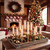 Acellegic 18 Pcs Hurricane Glass Candle Holder Gold Taper Holder, 3 Sizes
