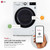 LG 24 in. Wide 2.4 Cu. Ft. Compact Stackable Front-Load Washer – White, Steam Cleaning, AI Fabric Sensor, Smart Pairing Compatible