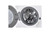 LG 24 in. Wide 2.4 Cu. Ft. Compact Stackable Front-Load Washer – White, Steam Cleaning, AI Fabric Sensor, Smart Pairing Compatible