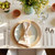 40 Piece Hammered Silverware Set, 18/10 Stainless Steel Flatware Set for 8