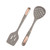 Kitchen Cookware Silicone Non-stick Cooking Tool Spatula Ladle Shovel Soup Utensils Set(E)