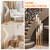 Tessco for you 4 Sets Gold 7 Arm Floor Candelabra Metal Candle Holders
