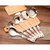 Ceramic Handles Cooking Tool Set Stainless Steel Kitchen Utensils Of Cookers Shovels Spoons(E)