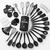 43 Piece Heat Resistant Khaki Silicone Kitchen Cooking Utensil Set For Nonstick Cookware, Dishwasher Safe