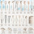 43 Piece Heat Resistant Khaki Silicone Kitchen Cooking Utensil Set For Nonstick Cookware, Dishwasher Safe