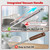 9 Piece 304 Stainless Steel Cooking Utensils Set, Includes Soup Ladle, Slotted Skimmer, Spaghetti Server, Spatula
