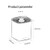 GESJKR Mini Portable Washing Machine Automatic Dormitory Travel Underwear 2.5L Capacity(Gray)