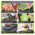 12-in-1 Multifunctional Vegetable Cutter - Manual Chopper & Slicer with 13 Blades for Quick and Easy Meal Prep(WB with Egg Cutter)