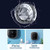 SICWEDIM Wall-Mounted Washing Machine, 3Kg Mini Full-Automatic Washing Machine and Spin Dryer, APP Intelligent Remote Control Underwear and Socks Washing Machine