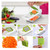 12-in-1 Vegetable Chopper Set with Container - Multifunctional Kitchen Slicer, Dicer, Grater, Peeler, and Egg Separator for Effortless Meal Prep