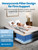 CHERIMOR Queen Air Mattress with Built-in Pump 18in, Upgraded 40 Air-Coil