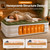 Zearna Air Mattress with Built in Pump - Upgraded Twin Blow Up Mattress, 2 Mins Quick Self Inflatable,18"/650lbs Max, Strong Support, for Camping,Home,Guests,Portable Travel