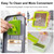 22 In 1 Multifunction Vegetable Chopper Mandoline Slicer Onion Dicer Tool