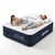 QIPUMP Queen Air Mattress with Built-in Pump,19"Inflatable Mattress 800 lbs