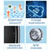 XURUIUS Fully Automatic Washing Machine and Dryer,Front Washing Machine,Wall Mounted Electric Washing Machine,for Bathroom