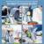 Adjustable Mandoline Slicer 5-in-1 Vegetable Chopper Large Diameter