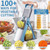 Adjustable Mandoline Slicer 5-in-1 Vegetable Chopper Large Diameter