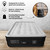 SoundAsleep Dream Series Raised Queen Air Mattress, Built-in Pump, Black