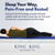 King Koil Air Mattress Queen with Built-in Pump, 20” Raised Airbed