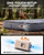 Hikenture 4" Thick Self Inflating Sleeping Pad with Electric Pump, Single