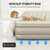 Simpli Comfy Queen Air Mattress, 18" Raised Blow-up Inflatable Mattress