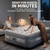 OlarHike Air Mattress Full with Built in Pump, 18" H Inflatable Bed, 600lb