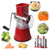 Vegetable Chopper Shredder Blender Cheese Grinder Rotary Cutter Kitchen Gadget(Green)