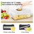 15-in-1 Vegetable Chopper 7 Blade Veggie Cutter Cheese Grater Container Kitchen(Black)