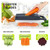 16-in-1 Vegetable Chopper Onion Slicer Dicer 8 Blades Carrot Cutter Kitchen