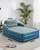 JEASONG Queen Air Mattress with Built-in Rechargeable Battery Pump & Headboard, 20 Inch Elevated Airbed Blow Up Mattress, 700 lbs Inflatable Mattress, Portable Air Bed Blow Up Bed for Home & Camping