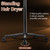 Hooded Hair Dryer with Time Setting, Touch Controls and 3 Temperature Modes