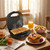 Topyond 3 in 1 Waffle Maker with Non-Stick Removable Plates, Dual Waffle & Pancake and Grill Plates, Easy-Release Surface
