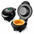 Waffle Bowl Maker, Compact Countertop Waffle Bowl Machine for Homemade Dessert Bowls, Available in Red, Black and Light Blue，Black