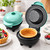 Waffle Bowl Maker, Compact Countertop Waffle Bowl Machine for Homemade Dessert Bowls, Available in Red, Black and Light Blue，Light blue