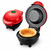 Waffle Bowl Maker, Compact Countertop Waffle Bowl Machine for Homemade Dessert Bowls, Available in Red, Black and Light Blue，red