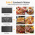 3 in 1 Waffle Iron with Removable Nonstick Plates, Fast Heating, Portable